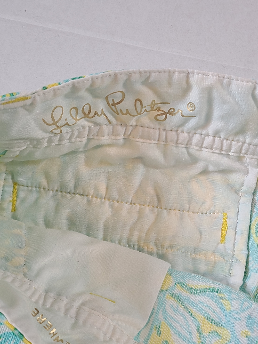 Lilly Pulizter Women's Tropical Palm Callahan Shorts Hawaii Aloha Beach Size 2 - Picture 4 of 13